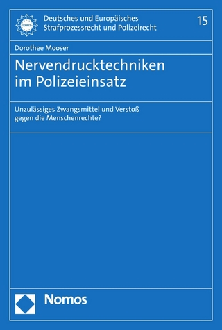 Nervendrucktechniken im Polizeieinsatz