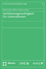 Verfahrensgerechtigkeit f&uuml;r Unternehmen - 