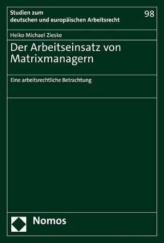 Der Arbeitseinsatz von Matrixmanagern