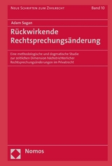 R&uuml;ckwirkende Rechtsprechungs&auml;nderung - Adam Sagan