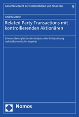Related Party Transactions mit kontrollierenden Aktion&auml;ren - Andreas Roth