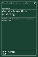 Grundrechtskonflikte im Vertrag - Isabell Hensel