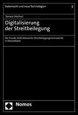 Digitalisierung der Streitbeilegung - Tamara Deichsel