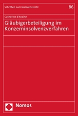 Gl&auml;ubigerbeteiligung im Konzerninsolvenzverfahren - Cath&eacute;rine d'Avoine