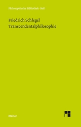 Transcendentalphilosophie (1800-1801) - Friedrich Schlegel