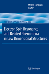 Electron Spin Resonance and Related Phenomena in Low-Dimensional Structures - 