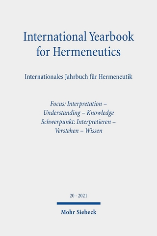 International Yearbook for Hermeneutics / Internationales Jahrbuch für Hermeneutik