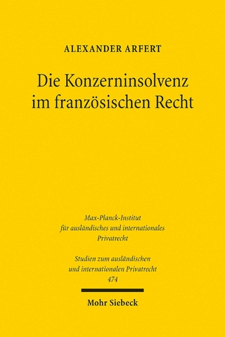 Die Konzerninsolvenz im französischen Recht