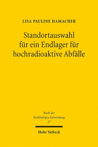 Standortauswahl für ein Endlager für hochradioaktive Abfälle