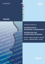 Fachw&ouml;rterbuch Architektur und Bauwesen - Wolfgang Hagemann