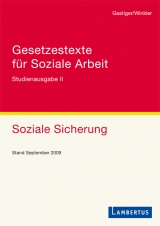 Gesetzestexte f&uuml;r Soziale Arbeit - Sigmund Gastiger, J&uuml;rgen Winkler