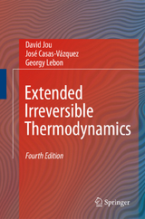 Extended Irreversible Thermodynamics - David Jou, Georgy Lebon, José Casas-Vázquez