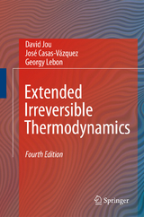 Extended Irreversible Thermodynamics - David Jou, Georgy Lebon, Jos&eacute; Casas-V&aacute;zquez