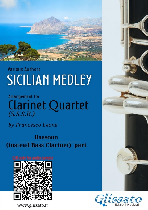 Bassoon part (instead bass clarinet): "Sicilian Medley" for Clarinet Quartet - Various authors, a cura di Francesco Leone