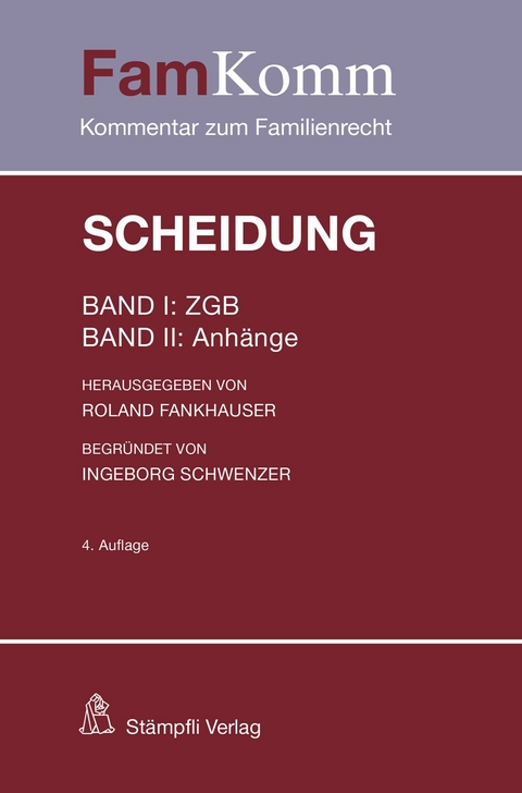 Scheidung -  Sabine Aeschlimann,  Eva Bachofner,  Daniel B&auml;hler, Bleichenbacher Viola  Anna