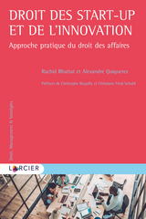 Droit des start-up et de l'innovation - Alexandre Quiquerez, RACHID RHATTAT