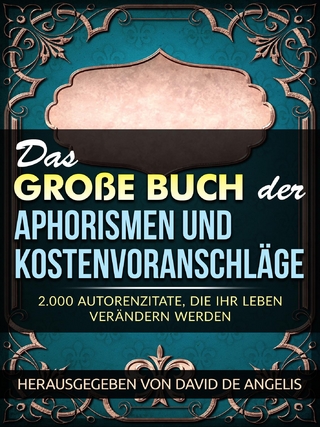 Das Große Buch  der Aphorismen  und Kostenvoranschläge (Übersetzt)