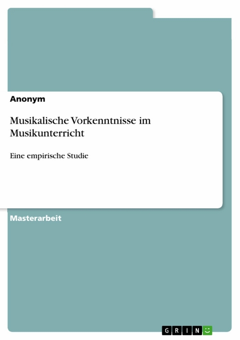 Musikalische Vorkenntnisse im Musikunterricht