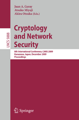 Cryptology and Network Security - 