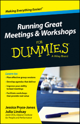 Running Great Meetings and Workshops For Dummies - Jessica Pryce-Jones, Julia Lindsay