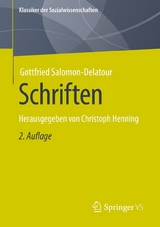 Schriften - Gottfried Salomon-Delatour