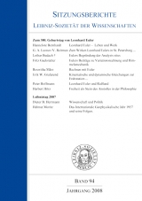 Zum 300. Geburtstag von Leonhard Euler