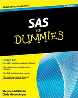 SAS For Dummies - McDaniel, Stephen; Hemedinger, Chris