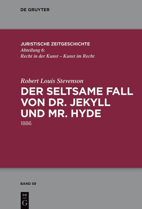 Der seltsame Fall von Dr. Jekyll und Mr. Hyde - Robert Louis Stevenson, Anja Schiemann, Burkhard Niederhoff