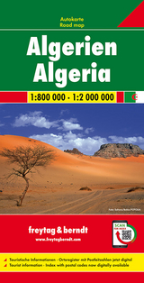Algerien, Autokarte 1:800.000 - 1:2.000.000, freytag & berndt