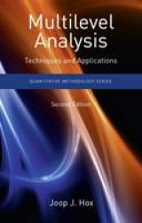 Multilevel Analysis - Hox, Joop J.; Moerbeek, Mirjam; van de Schoot, Rens