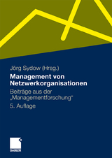 Management von Netzwerkorganisationen - 