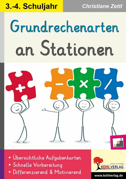 Grundrechenarten an Stationen / Klasse 3-4 -  Christiane Zettl