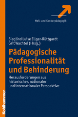 P&auml;dagogische Professionalit&auml;t und Behinderung - 