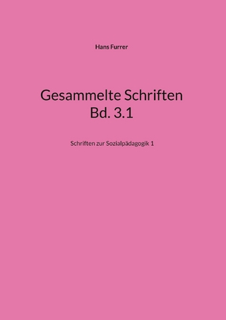 Gesammelte Schriften Bd. 3.1