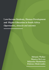 Walker: Low-Income Students, Human Development a - Melanie Walker, Monica McLean