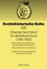 Oberster Gerichtshof fuer die Britische Zone (1948-1950) - 