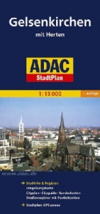 ADAC StadtPlan Gelsenkirchen mit Herten 1:15 000