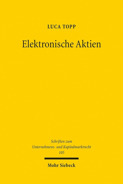 Elektronische Aktien -  Luca Topp