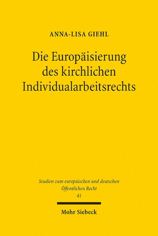 Die Europäisierung des kirchlichen Individualarbeitsrechts