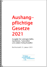 Aushangpflichtige Gesetze 2021