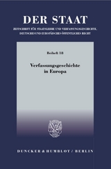 Verfassungsgeschichte in Europa. - 
