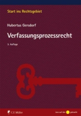 Verfassungsprozessrecht - Hubertus Gersdorf