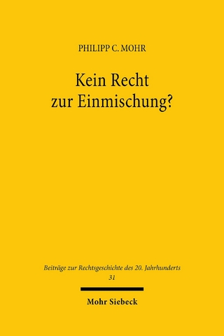Kein Recht zur Einmischung?