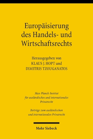 Europäisierung des Handels- und Wirtschaftsrechts