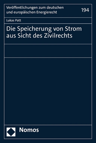 Die Speicherung von Strom aus Sicht des Zivilrechts