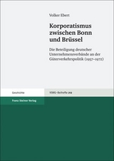 Korporatismus zwischen Bonn und Br&uuml;ssel - Volker Ebert