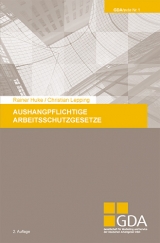 Aushangpflichtige Arbeitsschutzgesetze