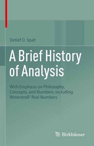 A Brief History of Analysis