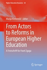 From Actors to Reforms in European Higher Education - 