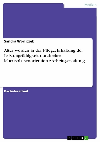 Älter werden in der Pflege. Erhaltung der Leistungsfähigkeit durch eine lebensphasenorientierte Arbeitsgestaltung